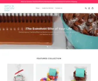 Amyscandybar.com(Amy's Candy Bar) Screenshot