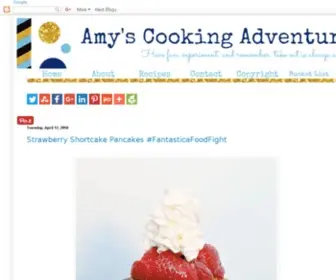 Amyscookingadventures.com(Amy's Cooking Adventures) Screenshot