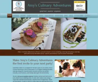 Amysculinaryadventures.com(Amy's Culinary Adventures Voted Best Caterer In L.A) Screenshot