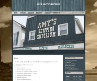 Amysshippingemporium.com(Amy's Shipping Emporium) Screenshot