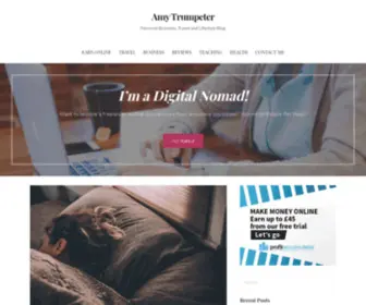 Amytrumpeter.com(Personal Business) Screenshot