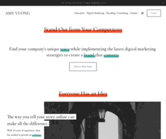 Amyv.org(AMY VUONG) Screenshot