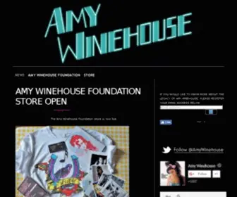 Amywinehouse.com(Amy Winehouse) Screenshot