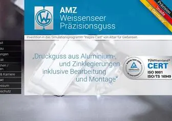 AMZ-WPG.de(AMZ Weissenseer Präzisionsguss) Screenshot