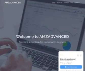 Amzadvanced.com(Providing a new leap for your Amazon business) Screenshot