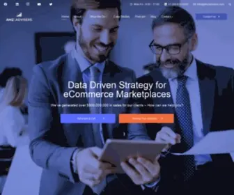 Amzadvisers.com(Growing your Amazon sales channel) Screenshot