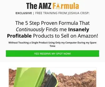 Amzatoz.com(The Proven 5 Step Amazon Formula That Continously Finds me Insanely Profitable Products to Sell on Amazon) Screenshot