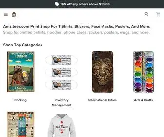 Amzitees.com(Print shop for T) Screenshot