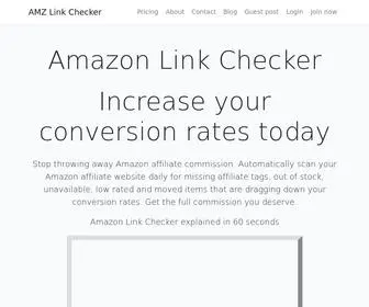 Amzlinkchecker.com(#1 Amazon Link Checker by AMZ Link Checker) Screenshot