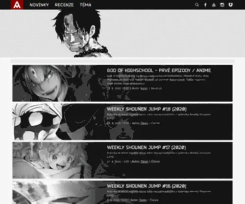 Amzone.cz(Vše ze světa anime a mangy) Screenshot