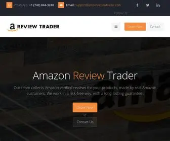 Amzonreviewtrader.com(Amazon Review Trader) Screenshot