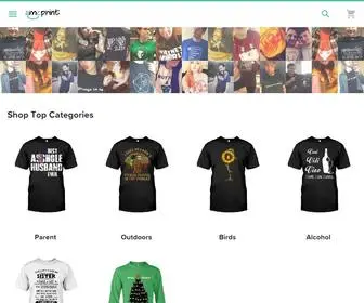 Amzprint.com(Shop for printed t) Screenshot