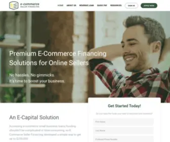 Amzsellerfinancing.com(E-Commerce Seller Financing) Screenshot