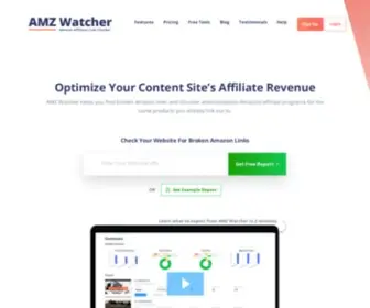 Amzwatcher.com(Amz watcher) Screenshot