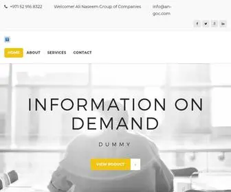 AN-Goc.com(Ali Naseem Group of Companies) Screenshot