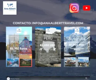 Anaalberttravel.com(Ana Albert Travel) Screenshot