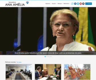 Anaamelialemos.com.br(Site da Senadora Ana Amélia Lemos) Screenshot