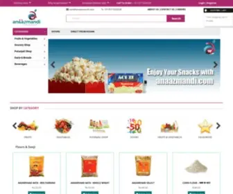 Anaazmandi.com(Online Fruits & Vegetables in Noida) Screenshot