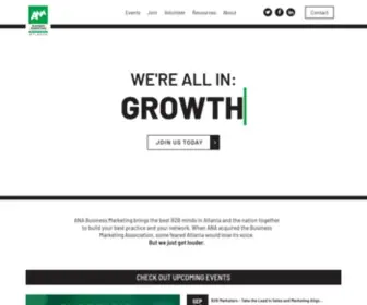 Anabma.org(ANA Business Marketing) Screenshot