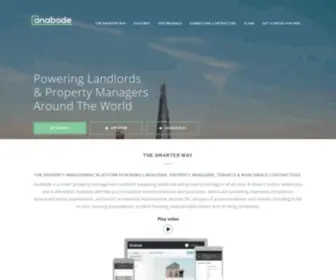 Anabode.co(The Property Management Platform Powering Landlords & Property Managers) Screenshot