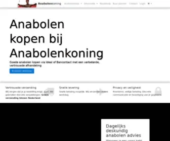 Anabolen-Koning.net(Anabolen kopen) Screenshot