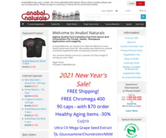 Anabolnaturals.com(Anabol Naturals) Screenshot