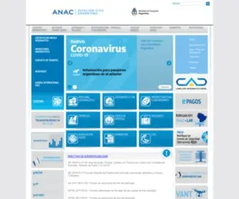 Anac.gov.ar(Inicio) Screenshot