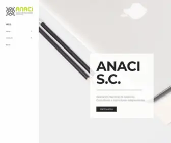 Anaci.org.mx(Anaci) Screenshot