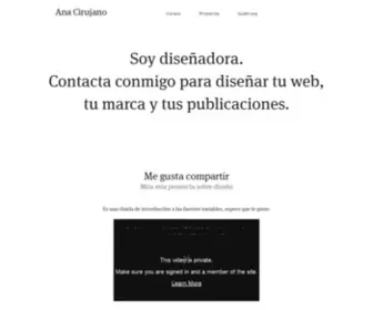 Anacirujano.com(Diseño web) Screenshot