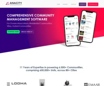 Anacity.com(Powering Smarter Communities) Screenshot