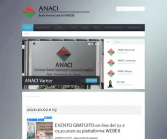 Anacivarese.it(ANACI VARESE) Screenshot