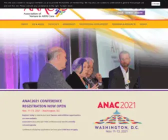 Anacnet.org(Association of Nurses in AIDS Care) Screenshot