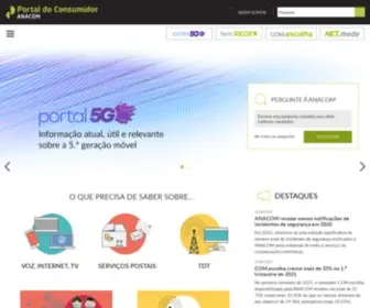 Anacom-Consumidor.com(Portal do Consumidor da ANACOM) Screenshot