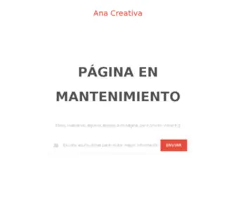 Anacreativa.com(Diseño) Screenshot