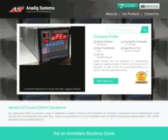 Anadigsystems.com(Anadig Systems) Screenshot