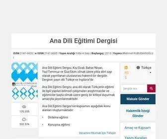 Anadiliegitimi.com(Ana Dili E) Screenshot