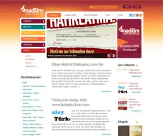 Anadilim.org(Dil, ve Edebiyat Topluluğu, Türkçe, Dil Bilgisi Konu Anlatımı) Screenshot