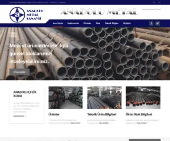 Anadolucelikboru.com(Ãelik Boru) Screenshot