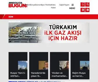 Anadoludabugun.com.tr(Anadolu'da Bugün) Screenshot