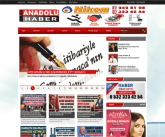 Anadoluhaber.com(Anadolu Haber) Screenshot