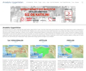 Anadoluuygarliklari.com(Anadolu Uygarlıkları) Screenshot