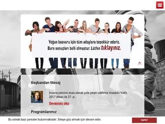Anadoluvakfi.org.tr(Vakfı) Screenshot