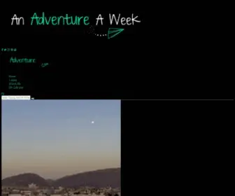 Anadventureaweek.com(An Adventure A Week) Screenshot