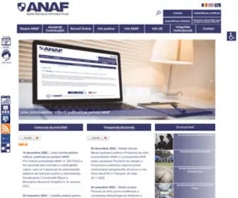 Anaf.ro(Comunicate de presa) Screenshot