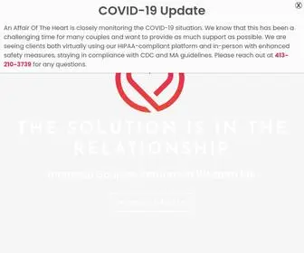 Anaffairoftheheart.us(Intensive Couples Retreats in Western MA) Screenshot