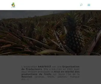 Anafruit.re(Association de producteurs de fruits et légumes à la Réunion) Screenshot