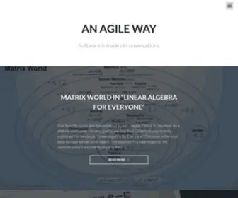 Anagileway.com(An Agile Way) Screenshot