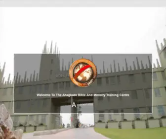 Anagkazobibleministrytrainingcentre.org(The Anagkazo campus) Screenshot