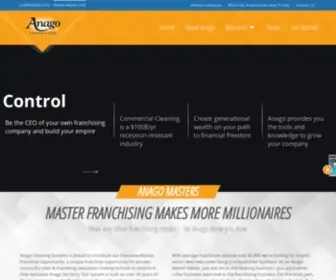 Anagomasters.com(Anago Master Franchising) Screenshot