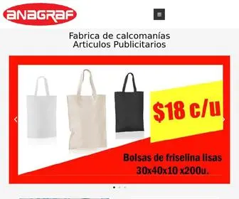 Anagraf.com.ar(Articulos publicitarios para tu empresa) Screenshot